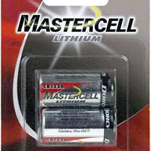 Dorcy Mastercell Lithium Batteries, 2 Pack (41-4108)