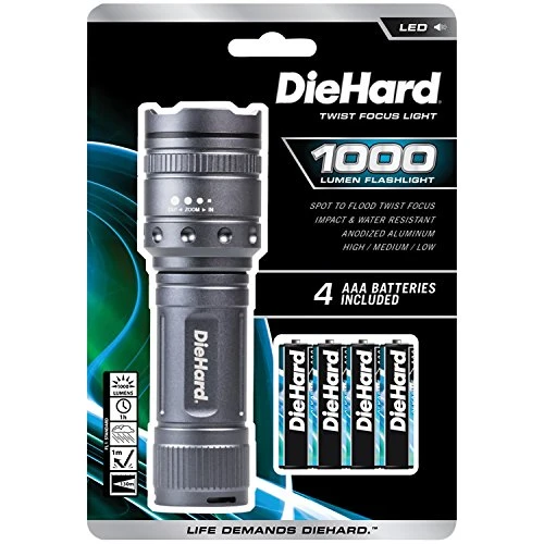 Dorcy DieHard 1,000 Lumen Precision Focus Flashlight (41-6122)