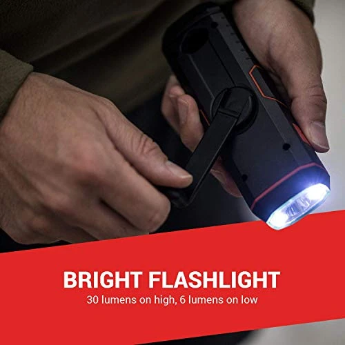 Dorcy Life+Gear StormProof Crank Flashlight (LG38-60675-RED) — product image 3