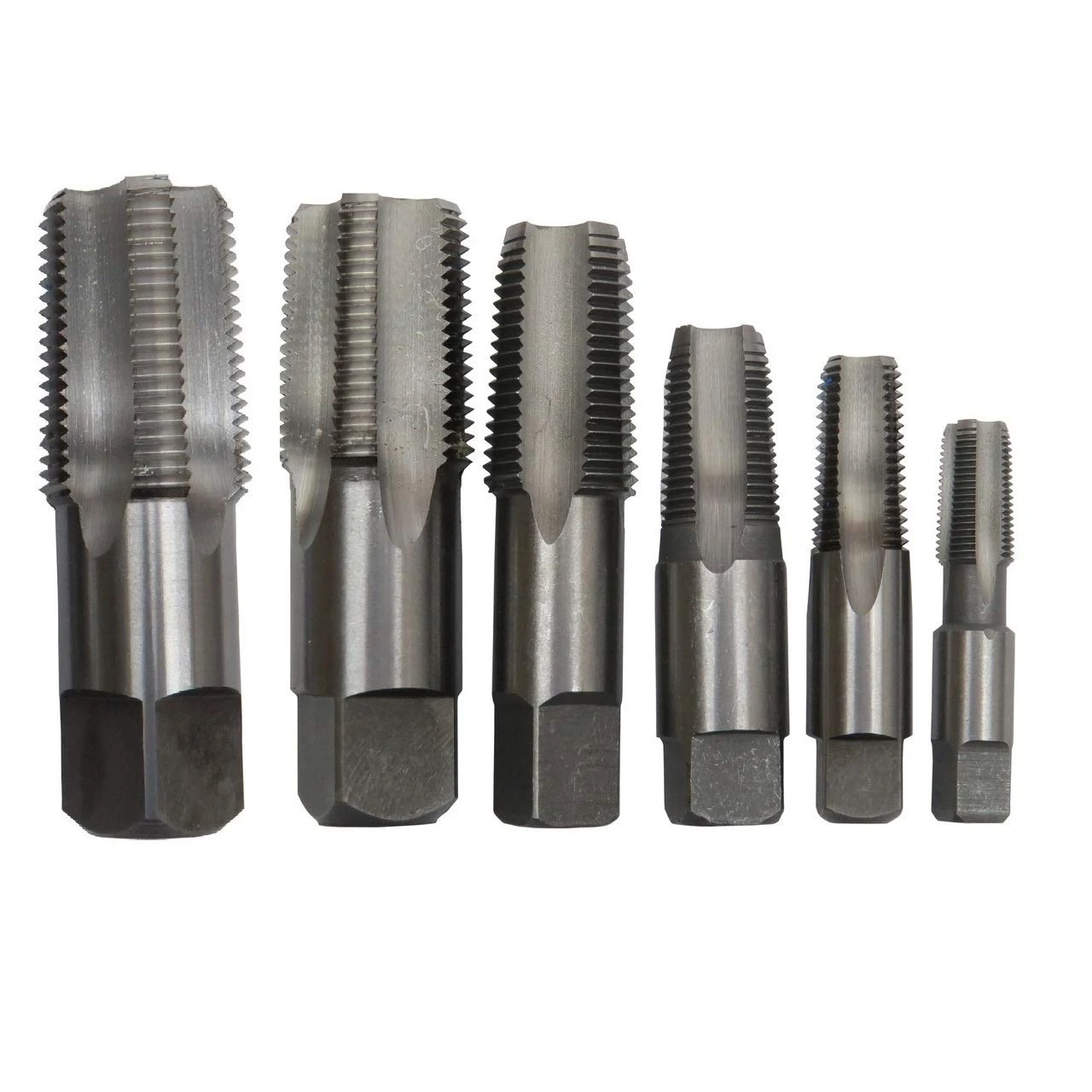 Drill America 12 Piece Carbon Steel NPT Pipe Tap and Hex Die Set (DWTNPT-SET) — product image 3