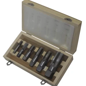 Drill America 6 Piece Carbon Steel NPT Pipe Tap Set 1/4" (DWTPT1/4-1-1/4SET)