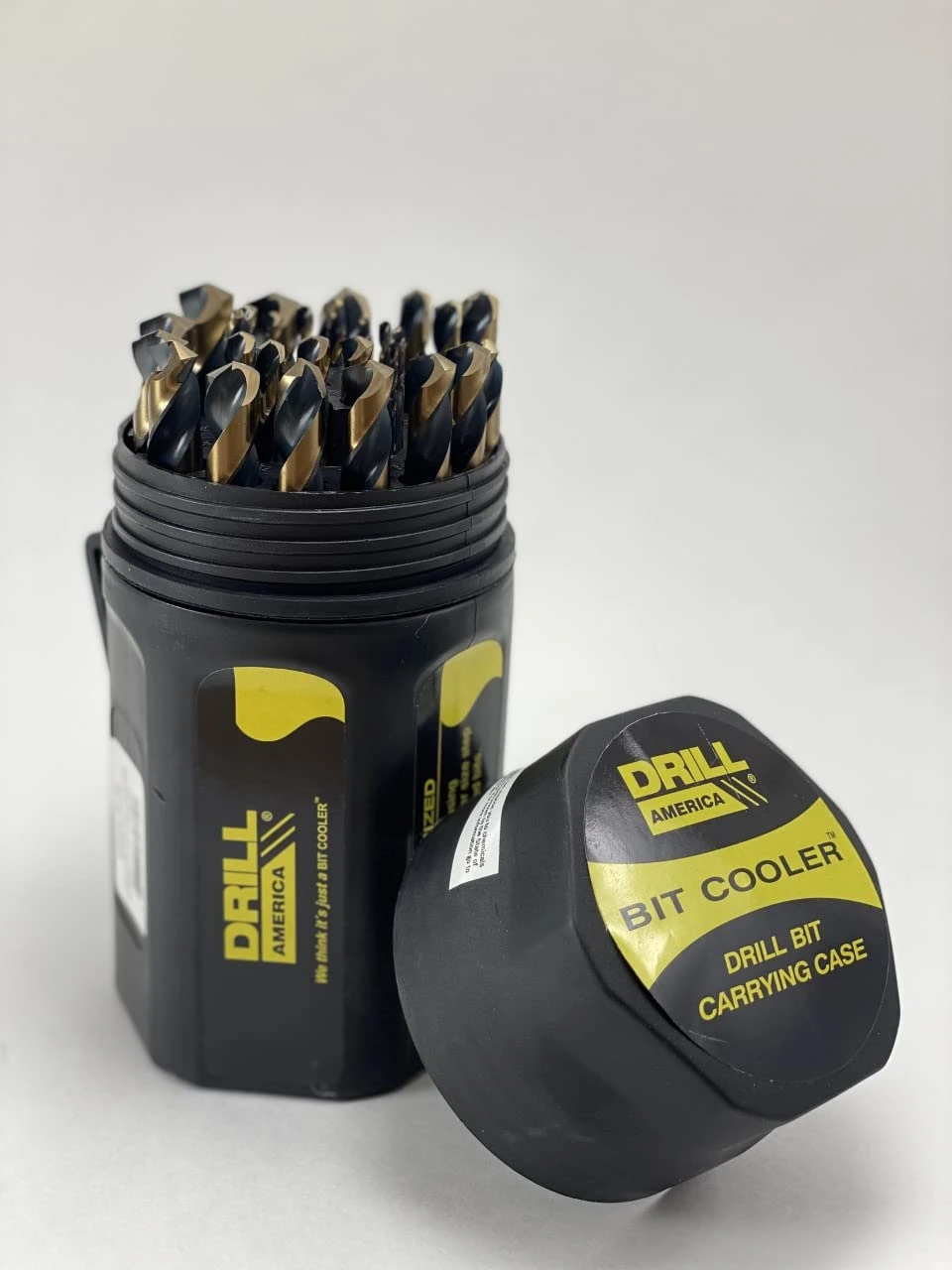 Drill America Black & Gold Contractor Grade Jobber Drill Bit Set (KFD29J-3F-PC)