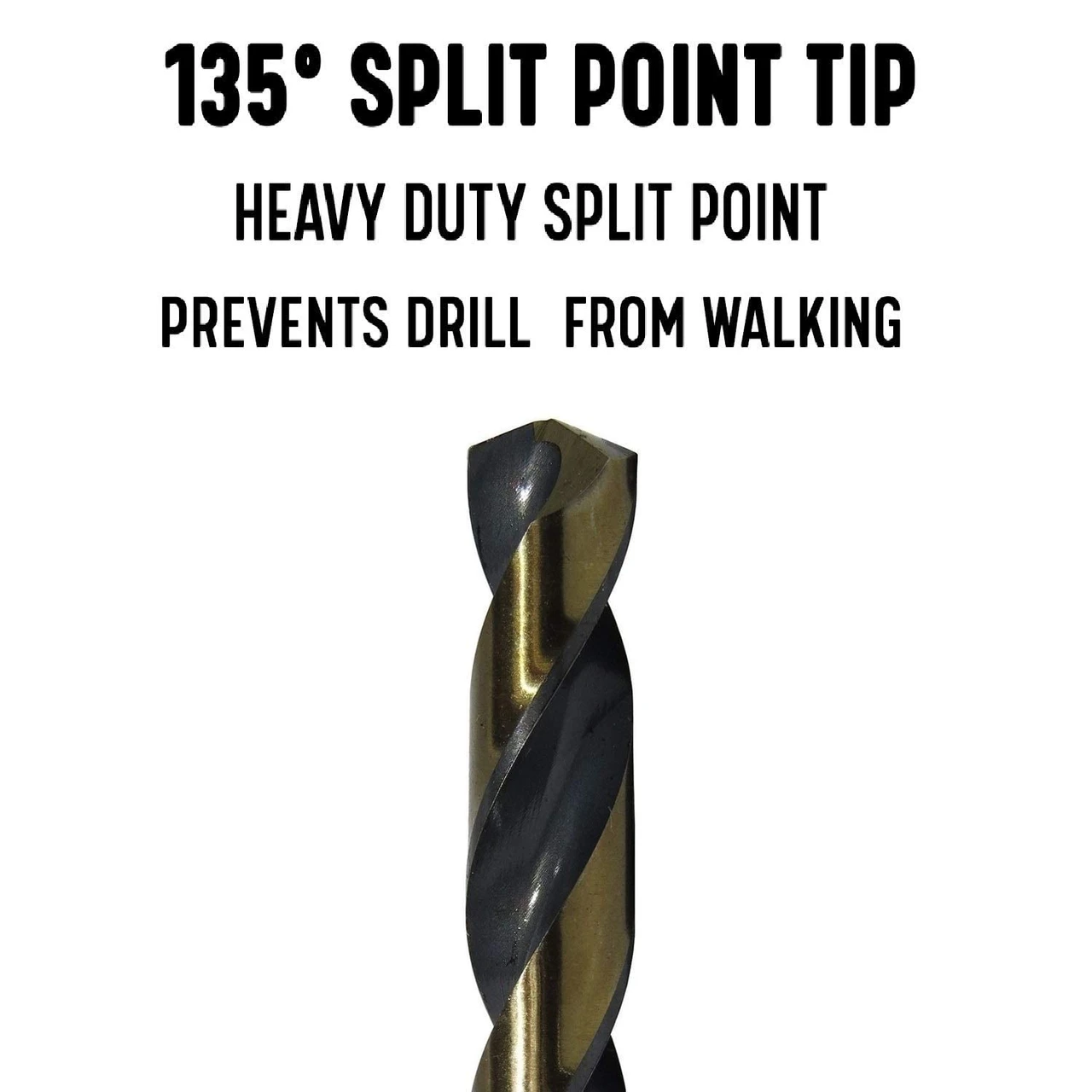 Drill America Black & Gold Contractor Grade Jobber Drill Bit Set (KFD29J-3F-PC) — product image 5