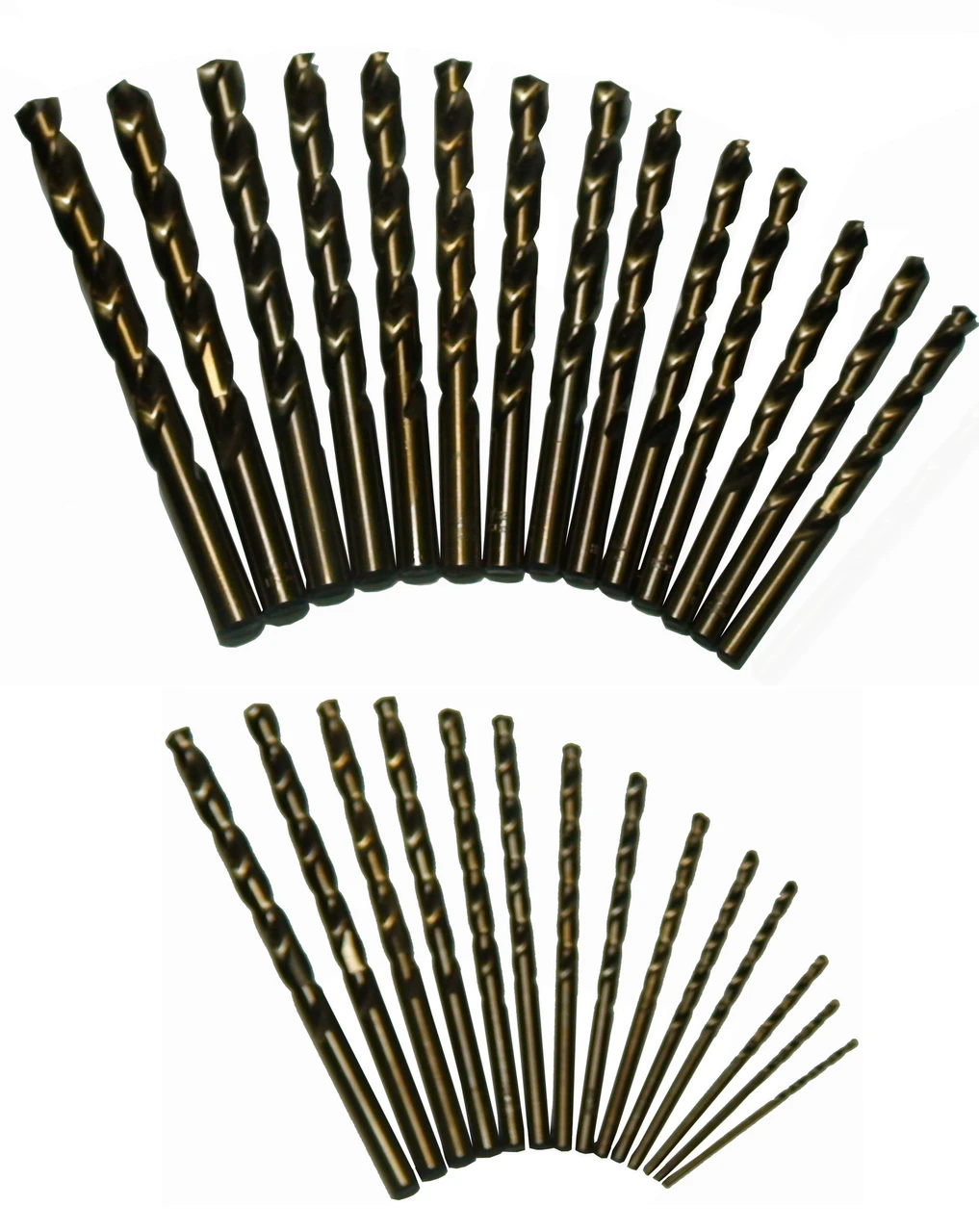 Drill America Cobalt Jobber Drill Bit Set, Shatter Proof Case (DWD29J-CO-PC) — product image 2