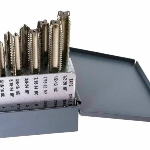 Drillco 10pc Tap Set 1/4-20 - 1/2-20 Series 2000 (2000A10)
