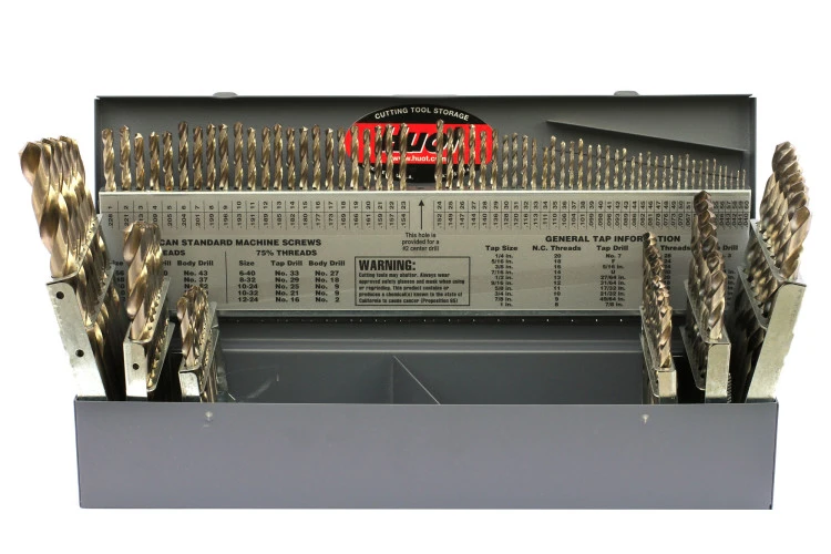 Drillco 115pc Drill Set 1/16-1/2 x 64th #1-60 (200B0115)