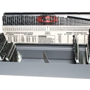 Drillco 115pc HD Drill Set 1/16-1/2 #1-60 A-Z (400HD0115)
