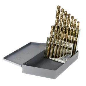 Drillco 15pc Cobalt Drill Bit Set 1/16–1/2 x 32nds (500A15)
