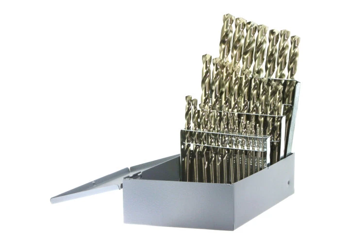 Drillco 29pc Cobalt Drill Bit Set 1/16–1/2 x 64 (500A29)