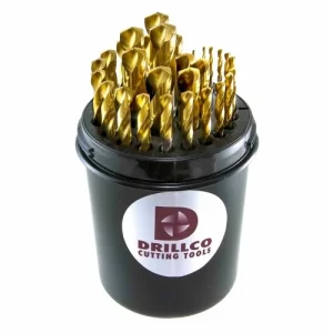 Drillco 29pc TiN Drill Set 1/16–1/2 x 64 (450TW29)