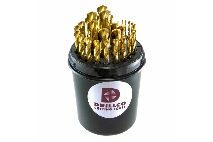 Drillco 29pc TiN Drill Set 1/16–1/2 x 64 (450TW29)