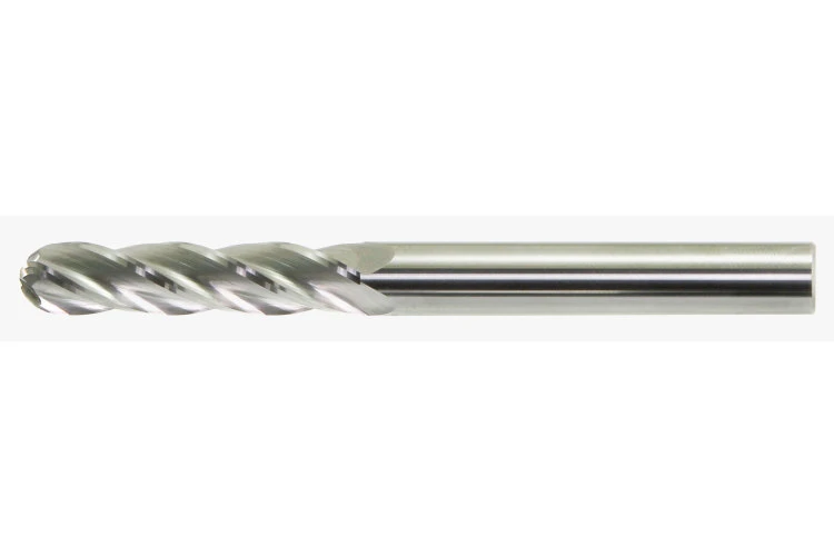 Drillco 3/8 Solid Carbide Ball Nose X‑LG 3/8 Shank (775A124C)