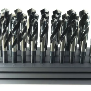 Drillco 32‑pc S&D Drill Stand 1/2–1 x 1/64 with Drill (1000E32)
