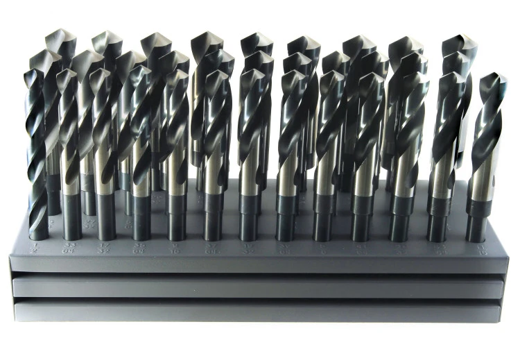 Drillco 32‑pc S&D Drill Stand 1/2–1 x 1/64 with Drill (1000E32) — product image 2
