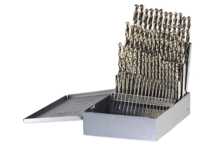 Drillco 60pc Bright Drill Bit Set #1-#60 (200B60) — product image 2