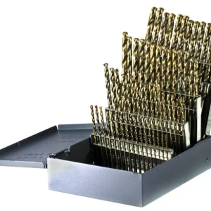 Drillco 60pc Cobalt Drill Bit Set #1–#60 (500A60)