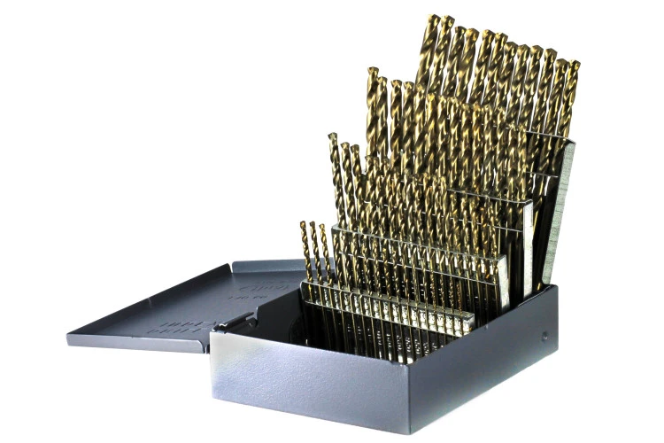 Drillco 60pc Cobalt Drill Bit Set #1–#60 (500A60) — product image 2