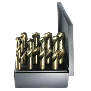 Drillco 8pc Impact Cobalt S&D Drill Set 9/16–1" x 1/16" (1000EC8)