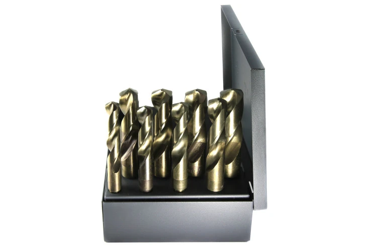 Drillco 8pc Impact Cobalt S&D Drill Set 9/16–1" x 1/16" (1000EC8)