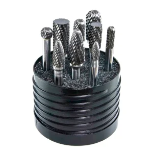 Drillco Set 4 Solid Carbide Bur Set Double Cut - Magnum (70S004DC)