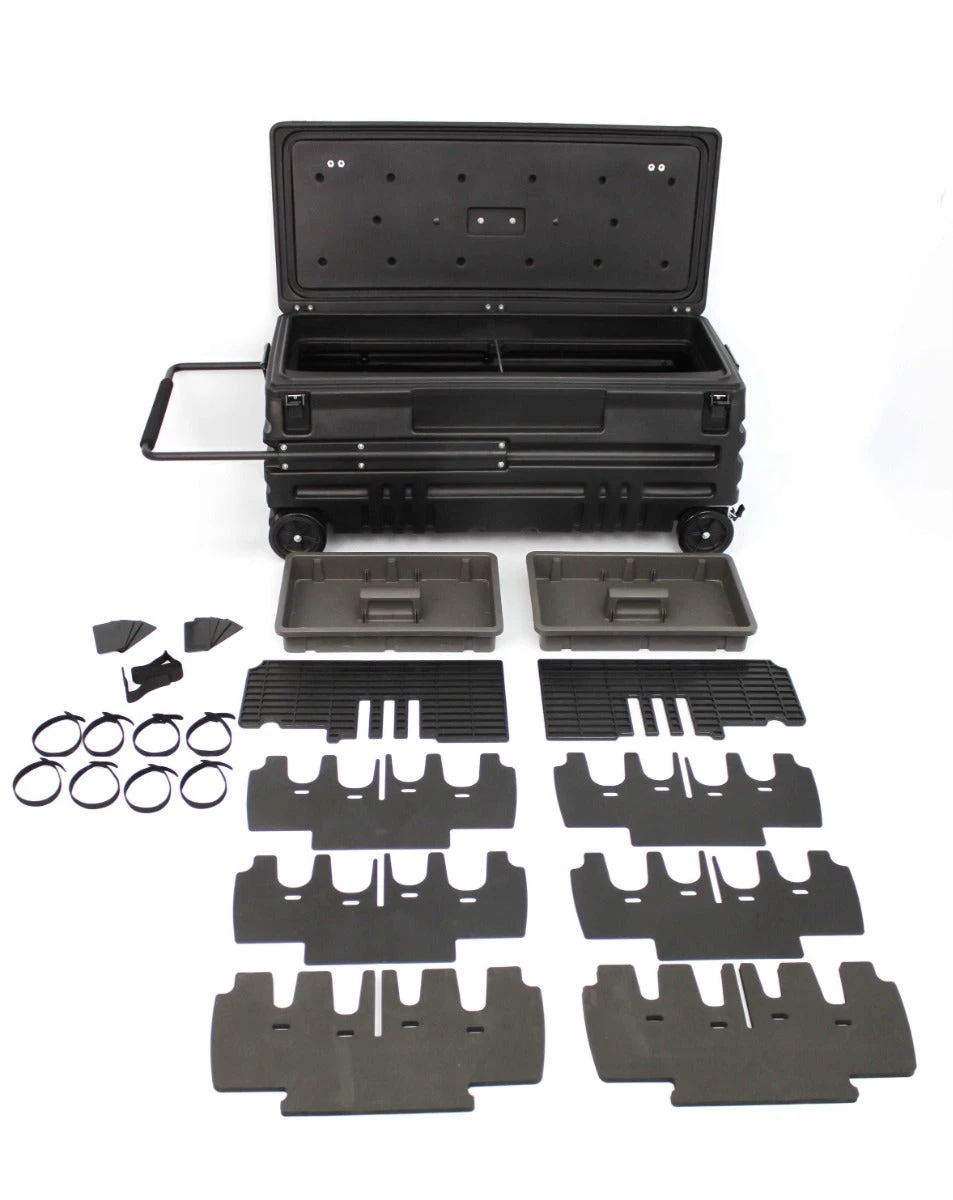 DU-HA Squad Box with Manual Latch Slide Bracket Lockable Storage (DUH70674, DUH70672)