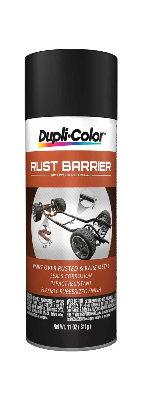 Dupli-Color 11oz Black Rust Barrier, Rust Preventive Coating (RBA100)