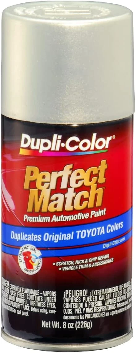 Dupli-Color 8oz Toyota Silver Opal Metallic Automotive Paint (BTY1608)