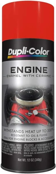 Dupli-Color Chevrolet Orange Red Engine Enamel Spray Paint (DE1607)