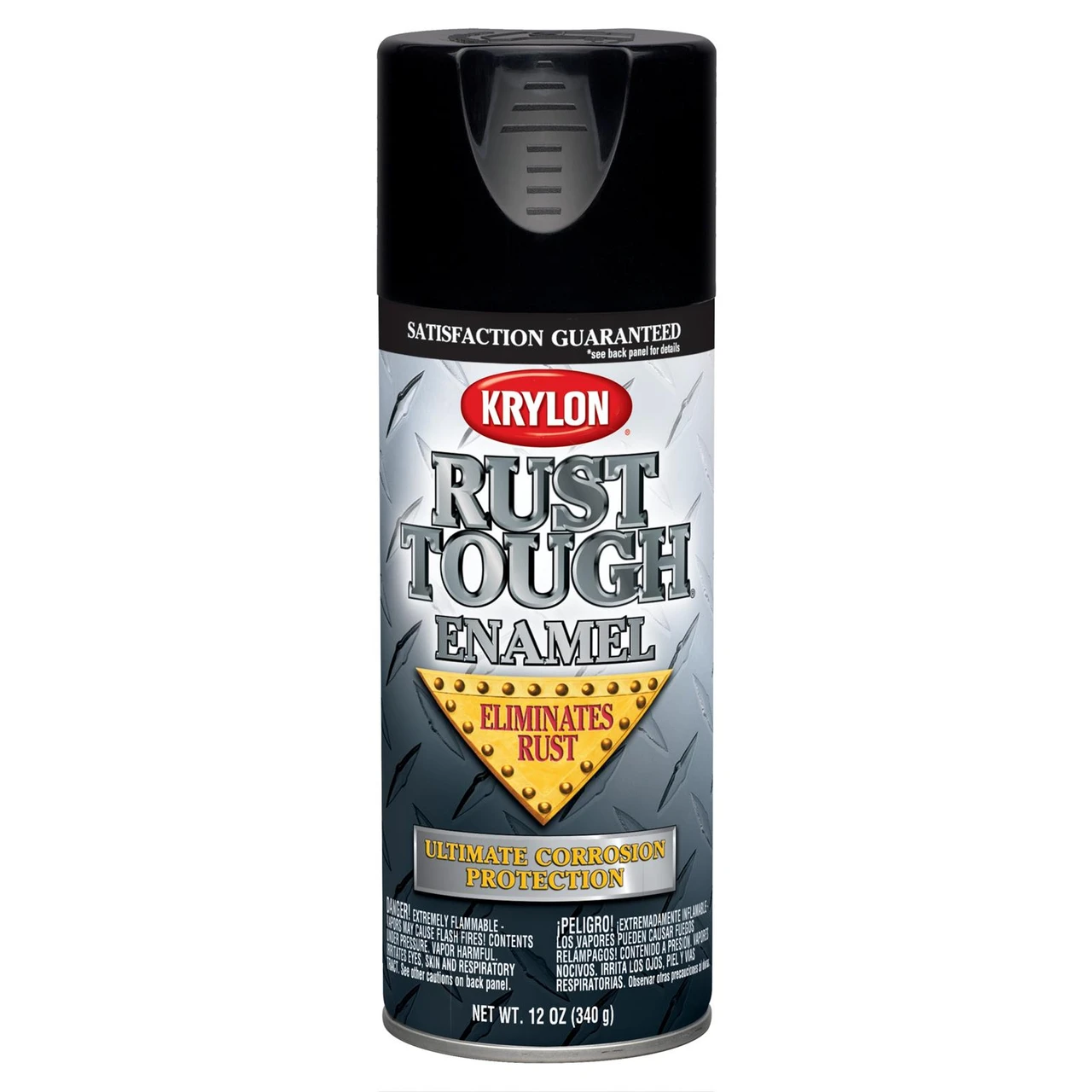 Dupli-Color Krylon Semi Flat Black Rust Tough Enamel Paint (RTA9203)