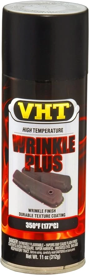Dupli-Color 11oz VHT Black Wrinkle Plus Coating Paint (SP201) — product image 3