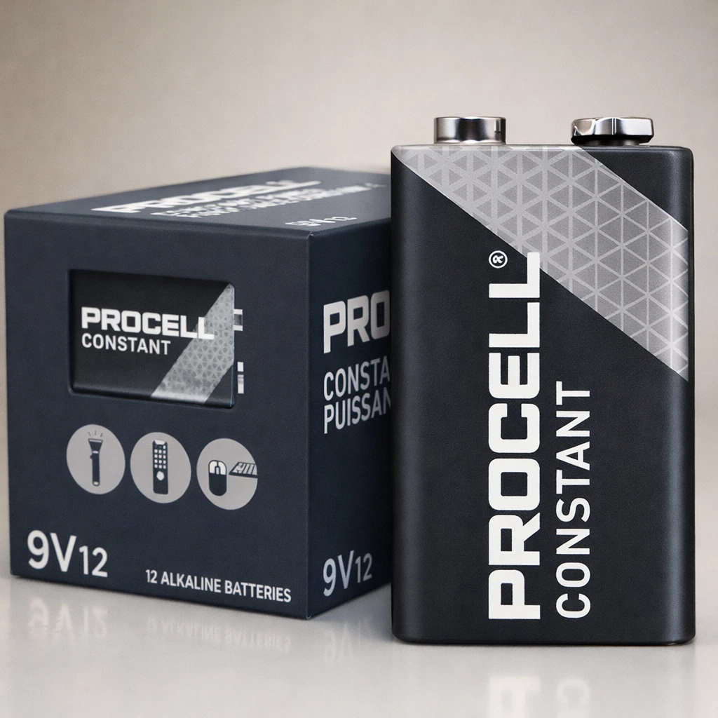 Procell Alkaline 9V Batteries - 12 Pack (PC1604) — product image 5