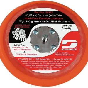 Dynabrade 6" Hook & Loop Disc Pad 3/8" Medium (54327)