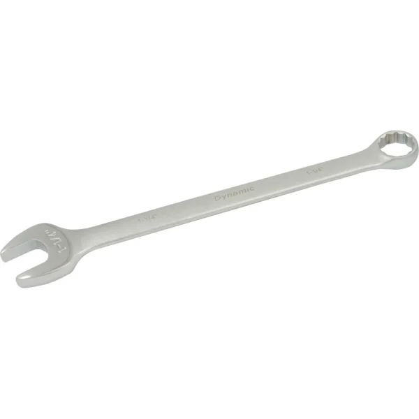 Dynamic Tools 1-1/4" 12 Point Combination Wrench, Contractor Series, Satin Finish (D074340)