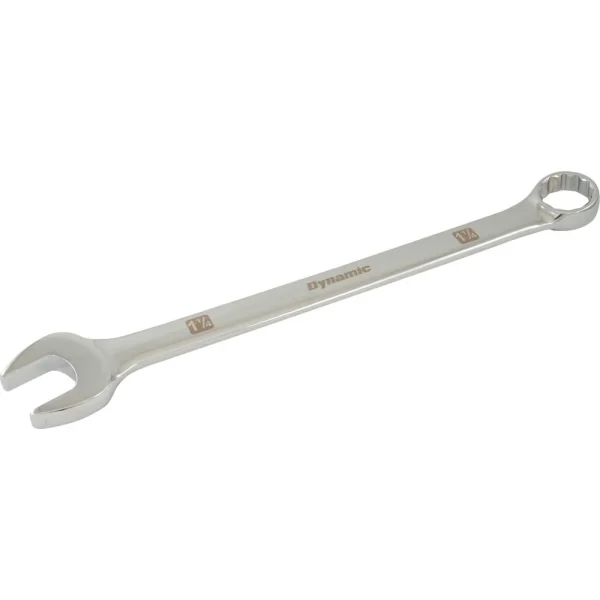 Dynamic Tools 1-1/4" 12 Point Combination Wrench, Mirror Chrome Finish (D074040)