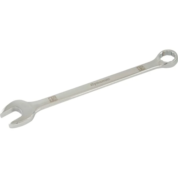 Dynamic Tools 1-1/8" 12 Point Combination Wrench, Mirror Chrome Finish (D074036)