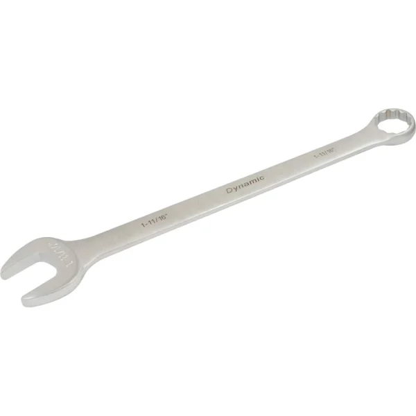 Dynamic Tools 1-11/16" 12 Point Combination Wrench, Contractor Series, Satin Finish (D074352)