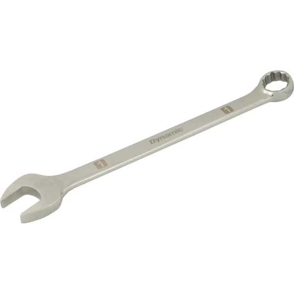 Dynamic Tools 1" 12 Point Combination Wrench, Mirror Chrome Finish (D074032)