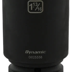 Dynamic Tools 1-13/16'' X 1" Drive, 6 Point Deep Length, Impact Socket (D025558)