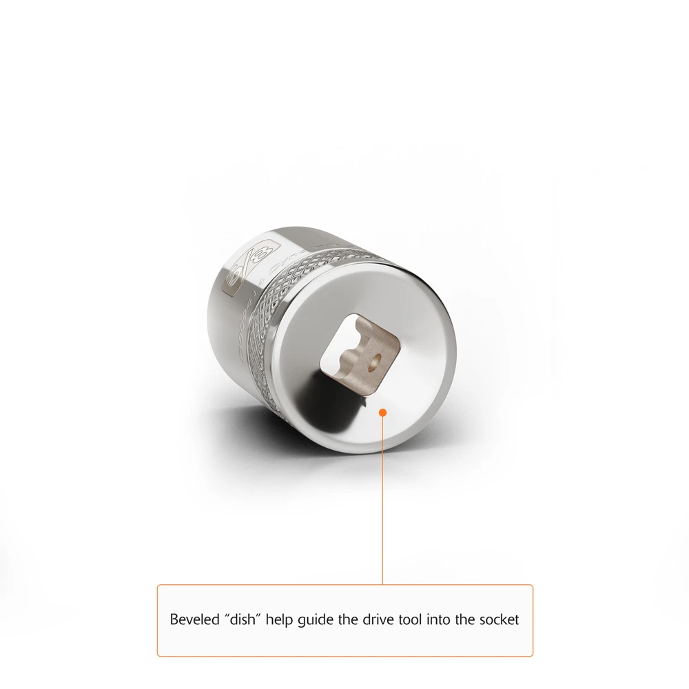 Dynamic Tools 1/2" Drive 6 Point SAE, 1/2" Standard Length, Chrome Finish Socket (D016316) — product image 5