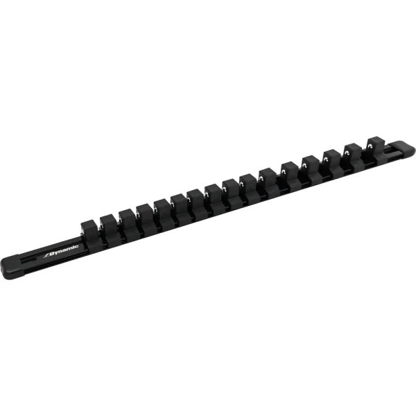 Dynamic Tools 1/2" Drive Aluminum Socket Rail Black (D029015)