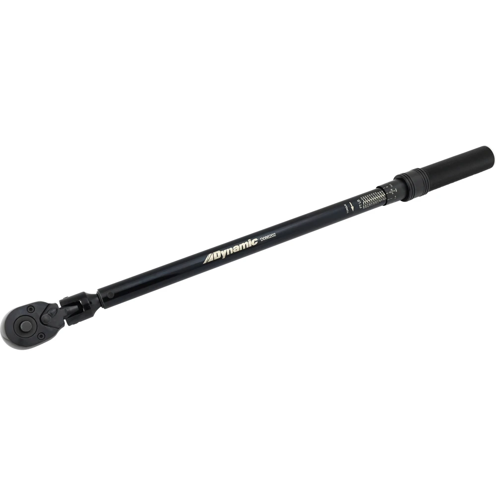 Dynamic Tools 1/2" Drive Flex Head Torque Wrench, 30-250 Ft/lbs., 32 Teeth (D086202)