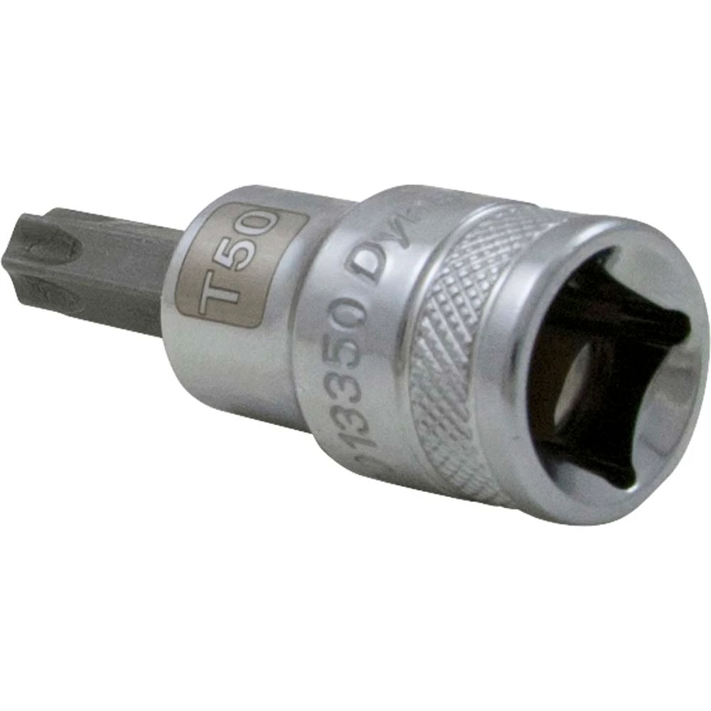 Dynamic Tools 1/2" Drive Torx® Head, T20 Bit Regular Length, Chrome Finish Socket (D013320) — product image 5