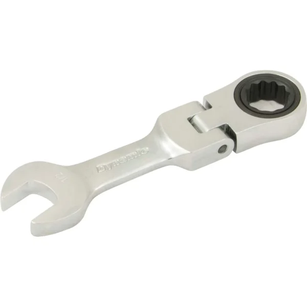 Dynamic Tools 1/2" Stubby Flex Head Ratcheting Wrench (D076216)
