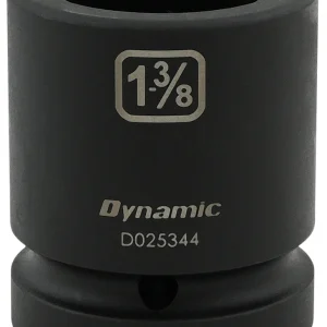 Dynamic Tools 1-3/8'' X 1" Drive, 6 Point Standard Length, Impact Socket (D025344)