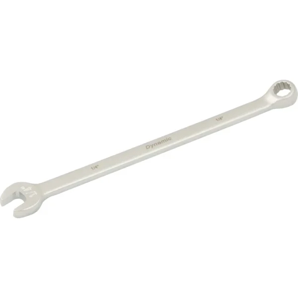 Dynamic Tools 1/4" 12 Point Combination Wrench, Contractor Series, Satin Finish (D074308)