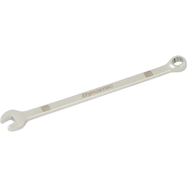 Dynamic Tools 1/4" 12 Point Combination Wrench, Mirror Chrome Finish (D074008)