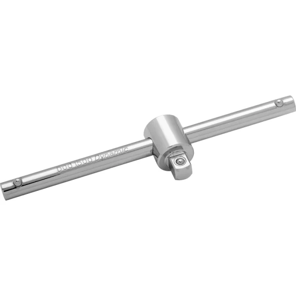 Dynamic Tools 1/4" Drive Sliding T-handle, Chrome Finish, 4.49" Long (D001500)