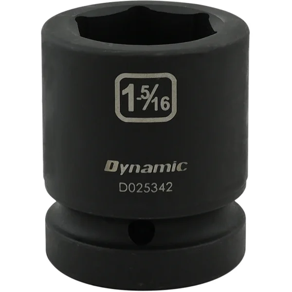 Dynamic Tools 1-5/16'' X 1" Drive, 6 Point Standard Length, Impact Socket (D025342)
