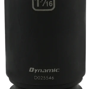 Dynamic Tools 1-7/16'' X 1" Drive, 6 Point Deep Length, Impact Socket (D025546)