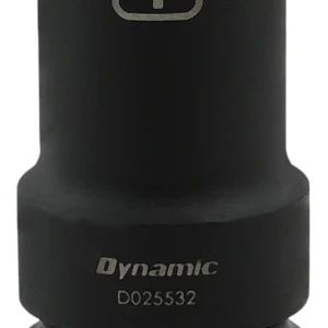 Dynamic Tools 1'' X 1" Drive, 6 Point Deep Length, Impact Socket (D025532)